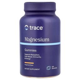 Trace Magnesium Gummies Tangerine 120 Gummies 84 Mg Per Gummy