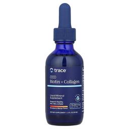 Trace Ionic Biotin Collagen Strawberry Mango 75 000 Mcg 2 Fl Oz 59 Ml