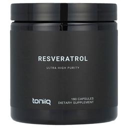 Toniiq Resveratrol 180 Capsules 300 Mg Per Capsule