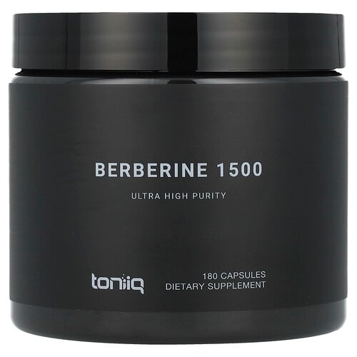Toniiq Berberine 1500 180 Capsules 500 Mg Per Capsule product image