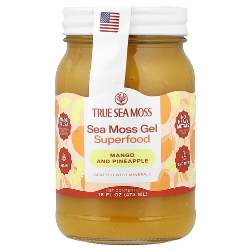 True Sea Moss Sea Moss Gel Superfood Mango And Pineapple 16 Fl Oz 473 Ml product image