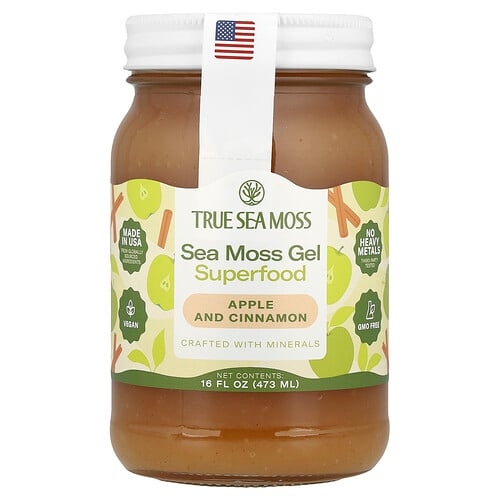 True Sea Moss Sea Moss Gel Superfood Apple And Cinnamon 16 Fl Oz 473 Ml product image