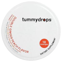 Tummydrops Double Ginger Peach 18 Lozenges