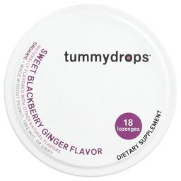 Tummydrops Organic Drops Sweet Blackberry Ginger 18 Lozenges