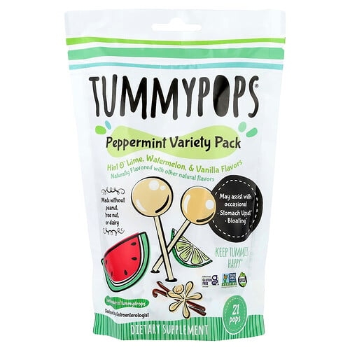 Tummydrops Tummypops Peppermint Variety Pack 21 Pops product image