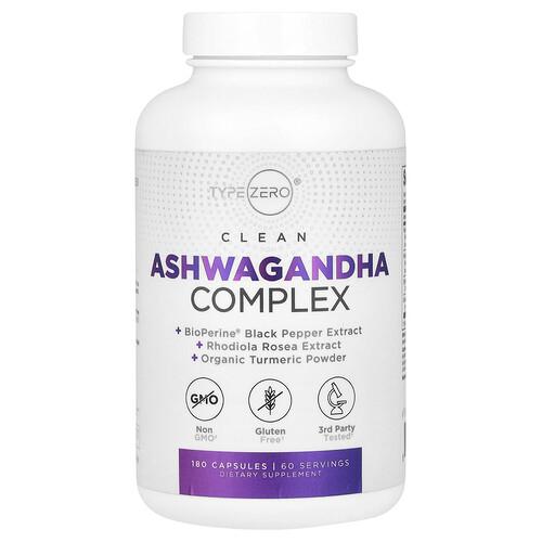 Typezero Clean Ashwagandha Complex 180 Capsules product image