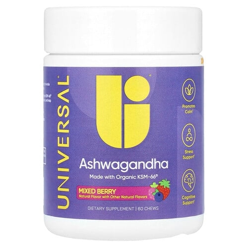 Universal U Ashwagandha Mixed Berry 60 Chews product image