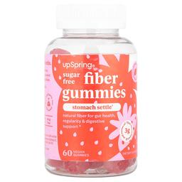 Upspring Fiber Gummies Strawberry 60 Vegan Gummies