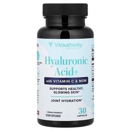 Vitauthority Hyaluronic Acid With Vitamin C Msm 30 Capsules