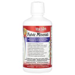 Vital Earth Minerals Fulvic Minerals 180 Mg 32 Fl Oz 946 Ml