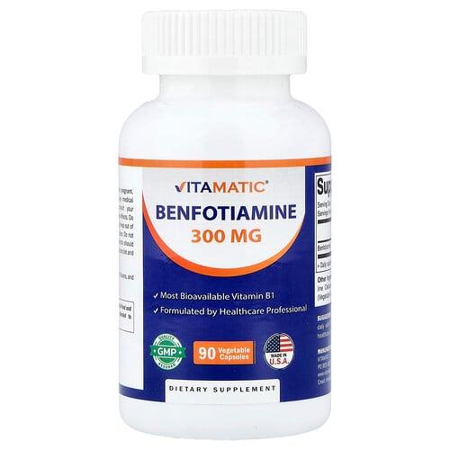 Vitamatic Benfotiamine 300 Mg 90 Vegetable Capsules product image