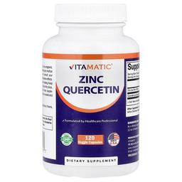 Vitamatic Zinc Quercetin 120 Veggie Capsules