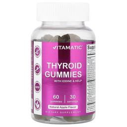 Vitamatic Thyroid Gummies With Iodine Kelp Apple 60 Gummies