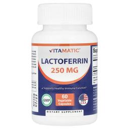 Vitamatic Lactoferrin 250 Mg 60 Vegetable Capsules