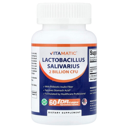 Vitamatic Lactobacillus Salivarius 2 Billion Cfu 60 Drcaps product image