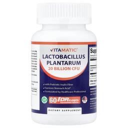 Vitamatic Lactobacillus Plantarum 60 Drcaps Hypromellose Capsules