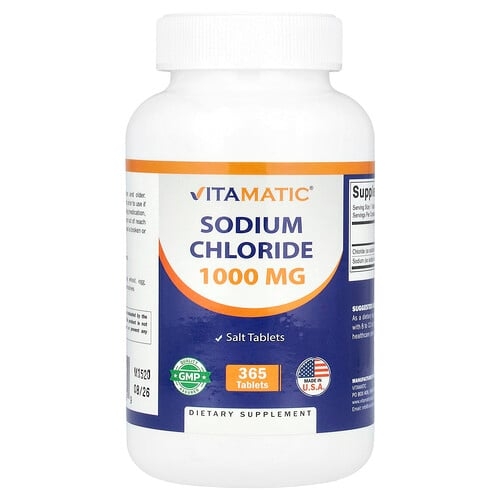 Vitamatic Sodium Chloride 1 000 Mg 365 Tablets product image