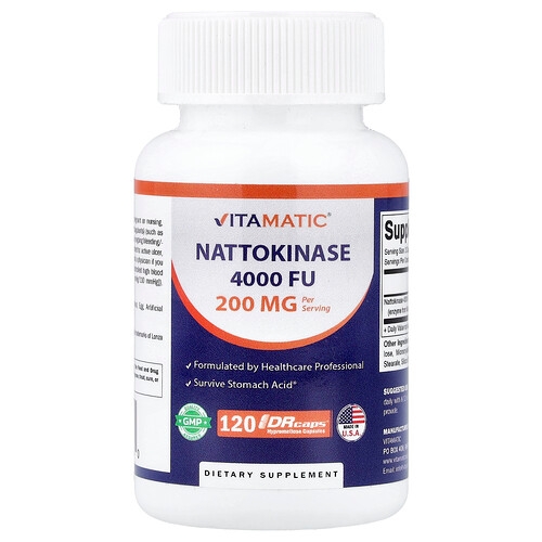 Vitamatic Nattokinase 120 Drcaps 100 Mg Per Capsule product image