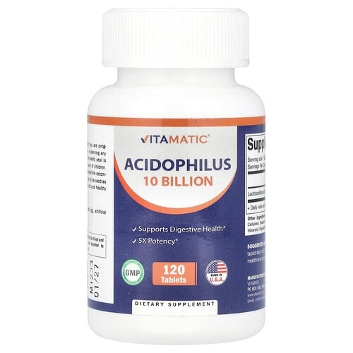 Vitamatic Acidophilus 10 Billion Cfu 120 Tablets product image