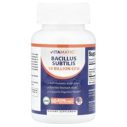 Vitamatic Bacillus Subtilis 60 Drcaps Hypromellose Capsules