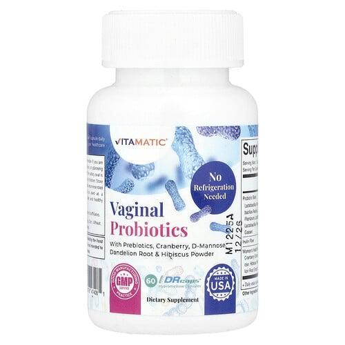 Vitamatic Vaginal Probiotics 60 Drcaps Hypromellose Capsules product image