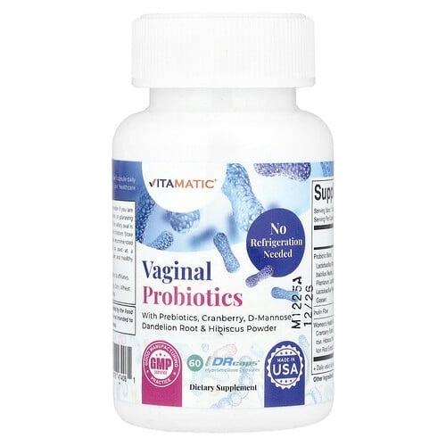 Vitamatic Vaginal Probiotics 60 Drcaps Hypromellose Capsules product image