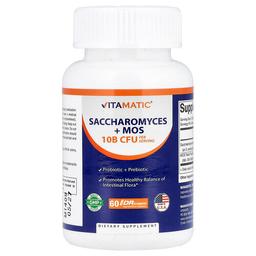 Vitamatic Saccharomyces Mos 60 Drcaps Hypromellose Capsules