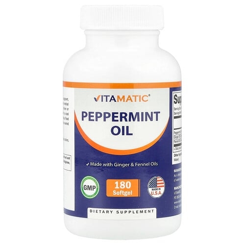Vitamatic Peppermint Oil 180 Softgel product image
