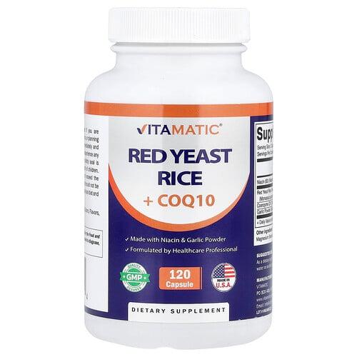 Vitamatic Red Yeast Rice Coq10 120 Capsules product image