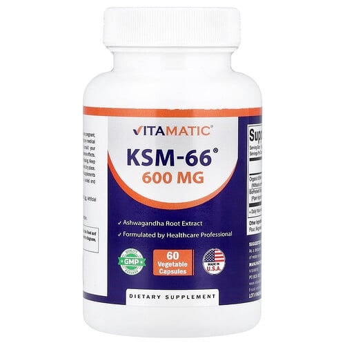 Vitamatic Ksm 66 60 Vegetable Capsules product image