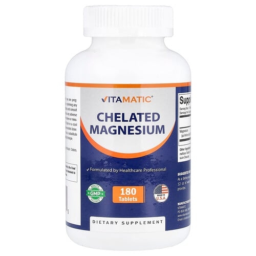 Vitamatic Chelated Magnesium 180 Tablets 300 Mg Per Tablet product image