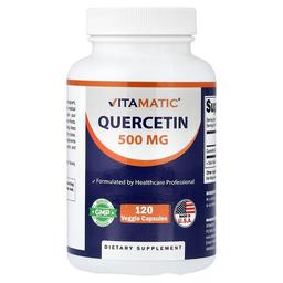 Vitamatic Quercetin 500 Mg 120 Veggie Capsules
