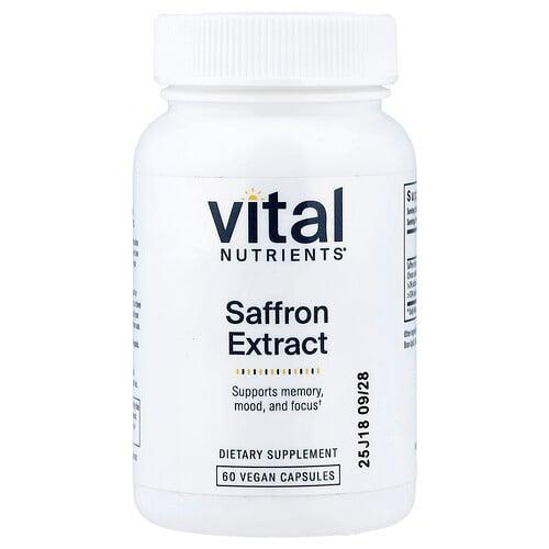 Vital Nutrients Saffron Extract 60 Vegan Capsules 15 Mg Per Capsule product image