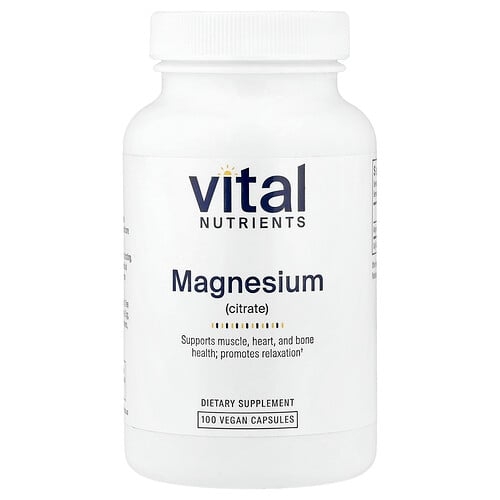 Vital Nutrients Magnesium Citrate 100 Vegan Capsules 150 Mg Per Capsule product image
