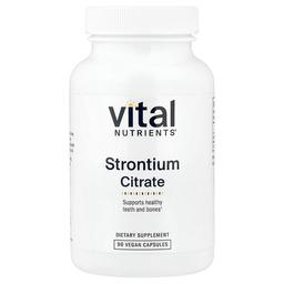 Vital Nutrients Strontium Citrate 90 Vegan Capsules 227 Mg Per Capsule