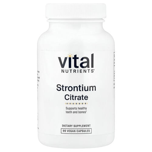 Vital Nutrients Strontium Citrate 90 Vegan Capsules 227 Mg Per Capsule product image