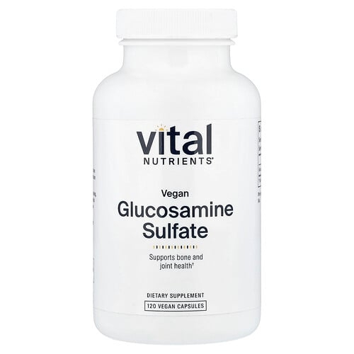 Vital Nutrients Vegan Glucosamine Sulfate 120 Vegan Capsules 750 Mg Per Capsule product image