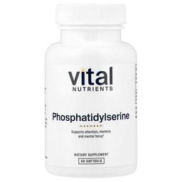 Vital Nutrients Phosphatidylserine 60 Softgels 150 Mg Per Softgel