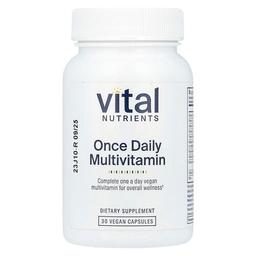 Vital Nutrients Once Daily Multivitamin 30 Vegan Capsules