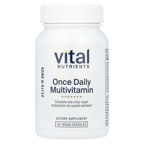 Vital Nutrients Once Daily Multivitamin 30 Vegan Capsules product image