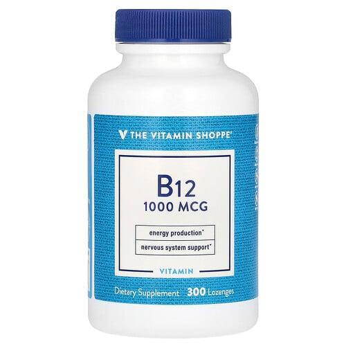 The Vitamin Shoppe B12 1 000 Mcg 300 Lozenges product image
