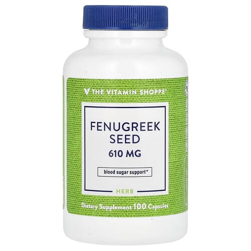 The Vitamin Shoppe Fenugreek Seed 610 Mg 100 Capsules product image