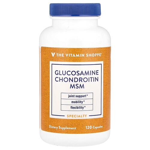 The Vitamin Shoppe Glucosamine Chondroitin Msm 120 Capsule product image