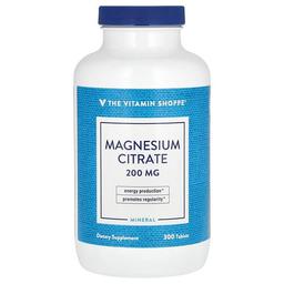 The Vitamin Shoppe Magnesium Citrate 200 Mg 300 Tablets