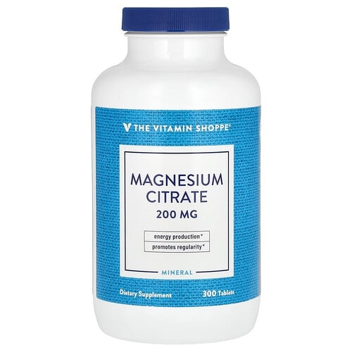 The Vitamin Shoppe Magnesium Citrate 200 Mg 300 Tablets product image