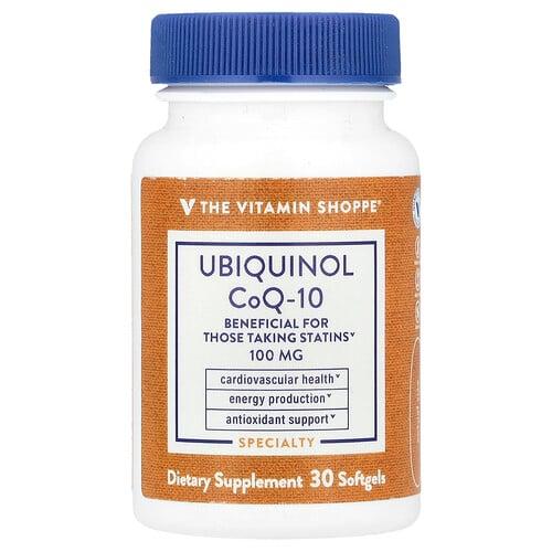 The Vitamin Shoppe Ubiquinol Coq 10 30 Softgels product image