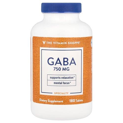 더 비타민 샵 The Vitamin Shoppe, GABA, 180정 product image