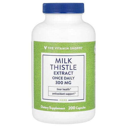 The Vitamin Shoppe Milk Thistle Extract 300 Mg 200 Capsules product image