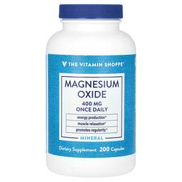 The Vitamin Shoppe Magnesium Oxide 400 Mg 200 Capsules