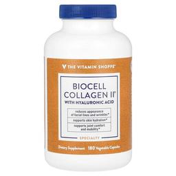 The Vitamin Shoppe Biocell Collagen Ii With Hyaluronic Acid 180 Vegetable Capsules